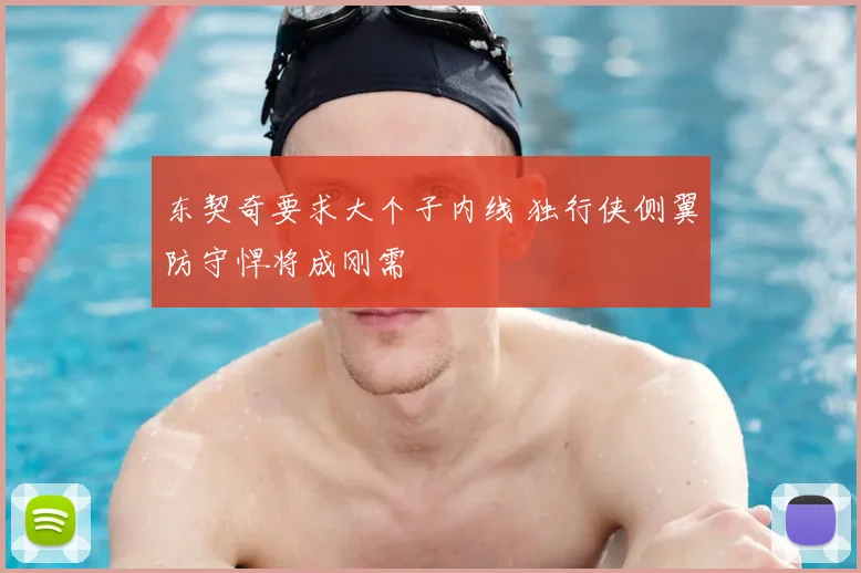 东契奇要求大个子内线 独行侠侧翼防守悍将成刚需
